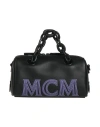Mcm Woman Handbag Black Size - Leather In Black