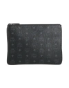 Mcm Clutch In Visetos Original In Black