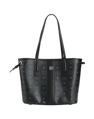 Mcm Woman Handbag Black Size - Leather