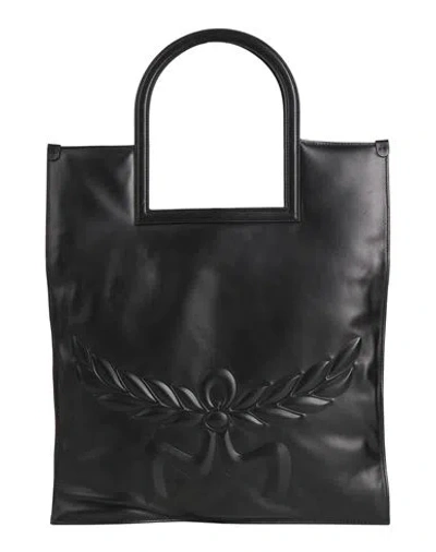 Mcm Woman Handbag Black Size - Leather