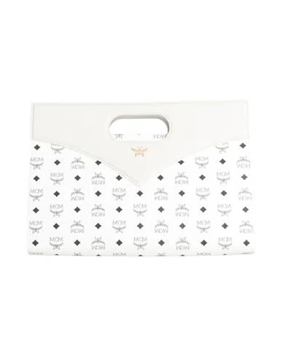Mcm Woman Handbag White Size - Leather