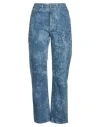 Mcm Woman Jeans Blue Size L Cotton In Blue