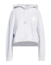 Mcm Woman Sweatshirt Light Grey Size L Cotton In Grey
