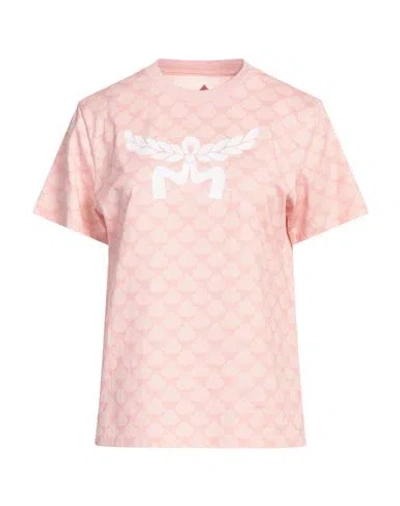 Mcm Woman T-shirt Pink Size L Cotton