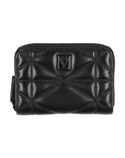 Mcm Woman Wallet Black Size - Leather