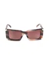 Mcm Women's 52mm Rectangular Sunglasses In Brown