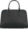 Mcm Women's Aren Boston Leather Handbag In Black