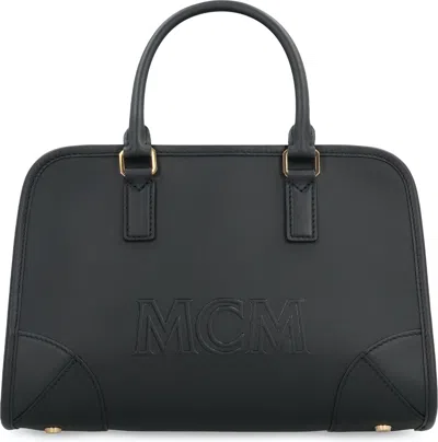 MCM WOMEN'S AREN BOSTON LEATHER HANDBAG
