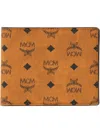 Mcm "aren" Bi-fold Portfolio Cardholder