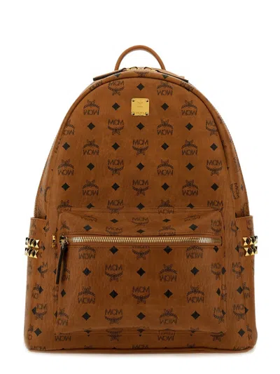 Mcm Women Backpack "stark" In Visetos