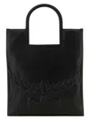 Mcm Women's Black Nappa Leather Aren Shopping Bag | Mwtesta03 Color Bk Color Bl