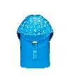 Mcm Women's Blue Nylon Luft Hoodie Backpack With Detachable Hood In Blue