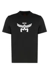 Mcm Crew Neck Graphic Print Short Sleeves Top