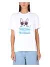 Mcm Graphic-print Short-sleeve T-shirt In White
