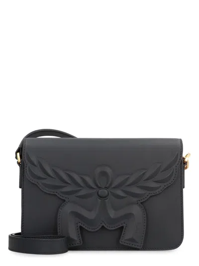 Mcm Women's Himmel Leather Crossbody Bag In Black