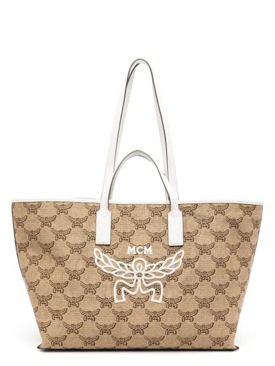 Mcm Women's Himmel Oth Shopper Medium Bag In Nude & Neutrals