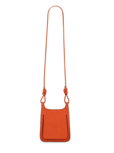 Mcm Women Hobo Bag "himmel" In Orange
