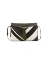 Mcm Diamant 3d Shoulder Bag In Mega Herringbone Suede In Pattern