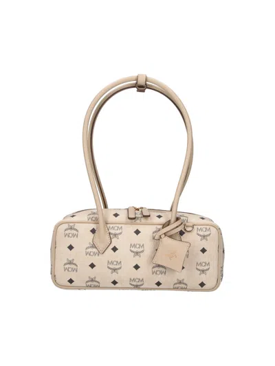 Mcm Women's Mini-style Crossbody Bag In Beige