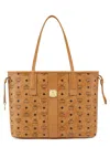 Mcm Liz Reversible Medium Visetos Tote Bag In Brown