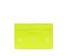 Mcm Womens Neon Yellow Visetos Coated Canvas Card Case Holder Mxa9avi72yn001 In Neon Yellow