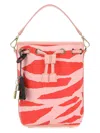 Mcm Meta Safari Canvas Dessau Drawstring Bucket Bag