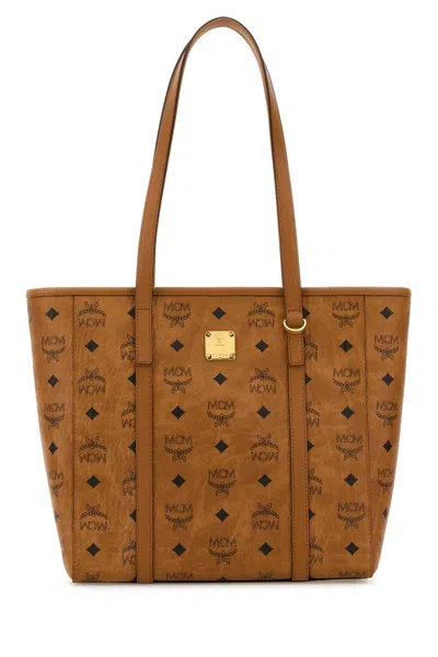 Mcm Women Printed Canvas Medium Toni Shopping Bag In Multicolor