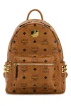 Mcm Women Printed Canvas Mini Stark Backpack