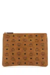 Mcm Women Printed Canvas Pouch