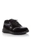Mcm Women's Skywander Low Top Leather Sneakers In Black