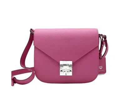 Mcm Women's Sugar Pink Patricia Leather Crossbody Shoulder Bag