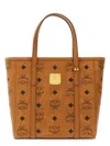 Mcm Aren Mini Visetos Shopper Tote Bag In Buff