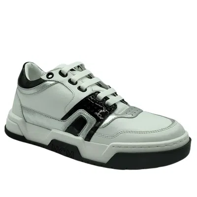 Mcm Leather Sneaker In Green