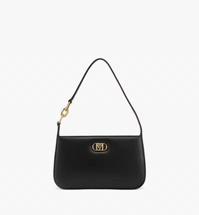 Mcm Worldwide Women's Mode Travia Shoulder Bag In Lamb Nappa Leather Black In Multi