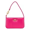 Mcm Worldwide Women's Mode Travia Shoulder Bag In Lamb Nappa Leather Pink In Multi