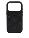 Mcm X Casetify Monogram-pattern Iphone 17 Pro Case In Black