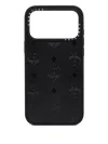 Mcm X Casetify Monogram-pattern Iphone 17 Pro Max Case In Black