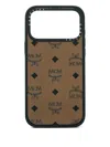 Mcm X Casetify Monogram-pattern Iphone 17 Pro Max Case In Brown