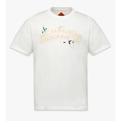 Mcm X Kasina Logo T-shirt In White