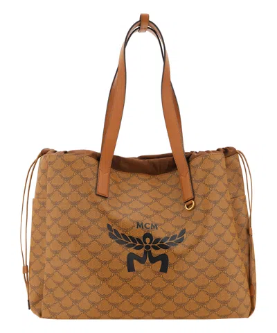 Mcm X-large Himmel Tote Bag In Brown