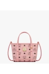 Mcm X-mini Toni Top-zip Shopper In Pink