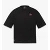 Mcm X Snipes Rhinestone Logo-print T-shirt In Black