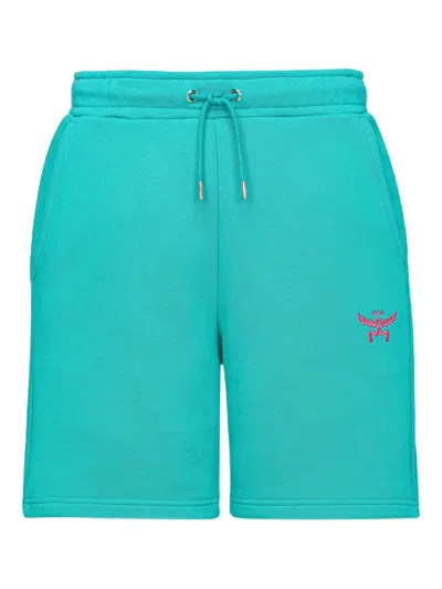 Mcm X Snipes Track Shorts In Blue