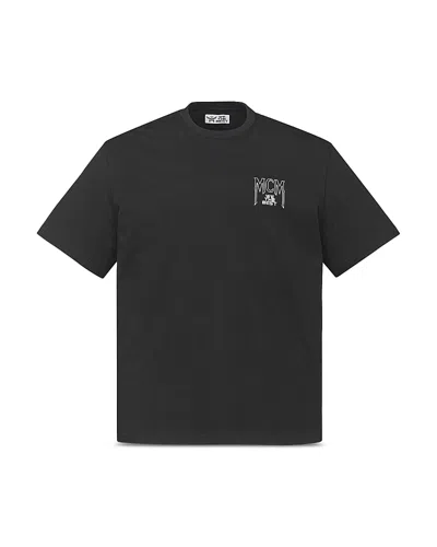 Mcm X Wtb Knitted Graphic Tee In Transparent