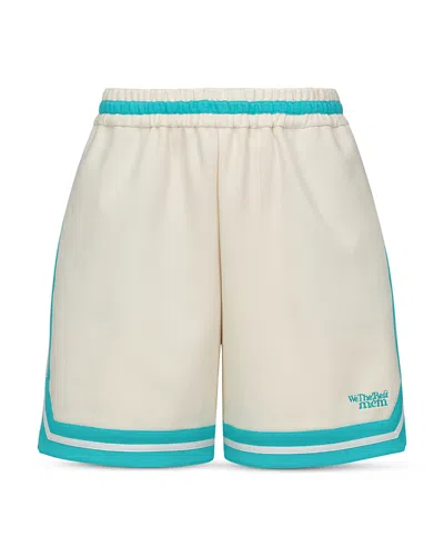 Mcm X We The Best Ponte Shorts In White
