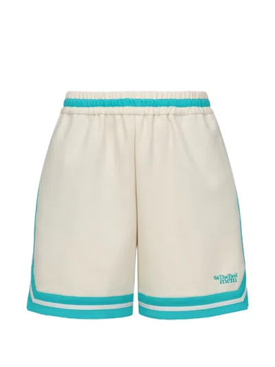 Mcm X We The Best Ponte Shorts In White