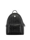 Mcm Zaini Studded Monogram Backpack