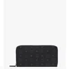 Mcm Zip Around Wallet In Visetos In Black