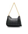 Mcm Aren Small Visetos Crossbody Bag In Black