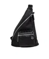 Mcm Zippered Shoulder Bag In Black